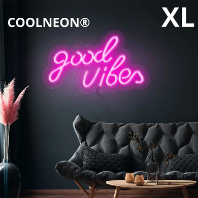 COOLNEON® Goodvibes XL Neon wandlamp - 60x36cm