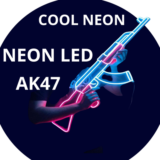 COOLNEON®- AK 47 Gameroom lamp - Neon Wandlamp