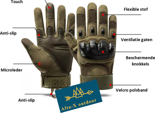 Leger / Airsoft  handschoen