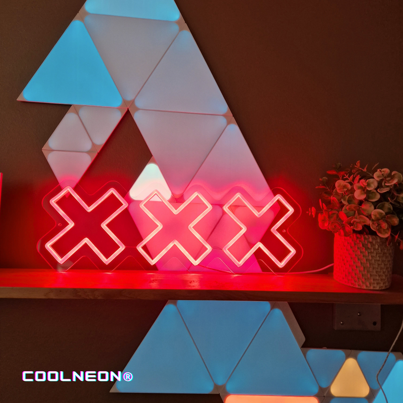 Load image into Gallery viewer, COOLNEON® - wand lamp - Ajax thema lamp - Amsterdam lamp kruizen
